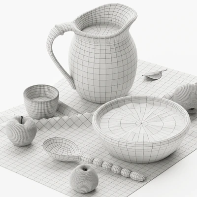 Decorative set Simple Russian food — Вид 4