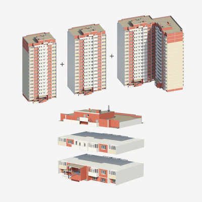 Space-block house. Series RBB-2c — Ver 3