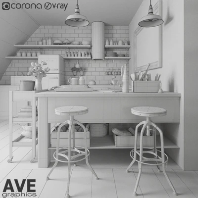 AVE Kitchen bar volume — Вид 3