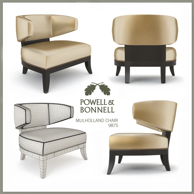 Powell and Bonnell Mulholland Chair and Ottoman — Descargar