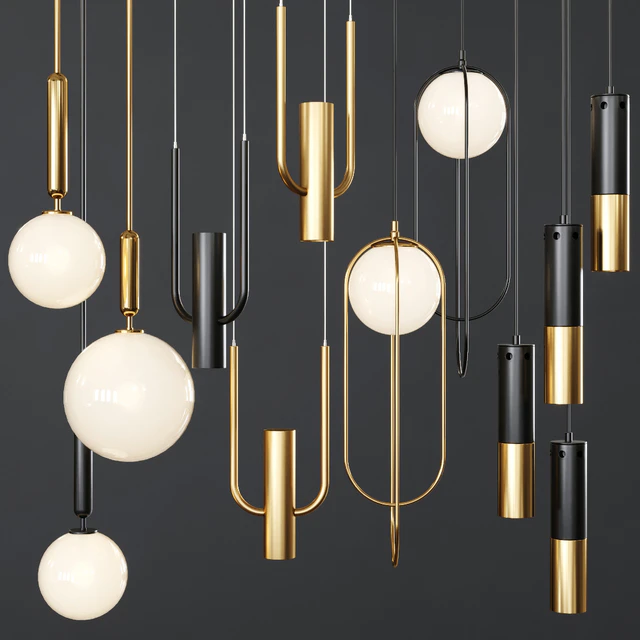 Pendant lights set 053 — Скачать