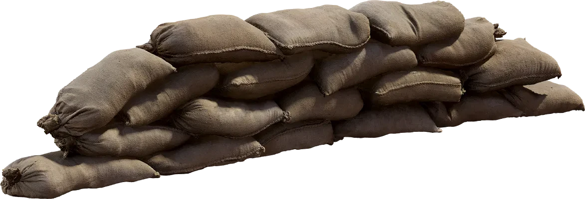 sandbag barrier 003 — Скачать