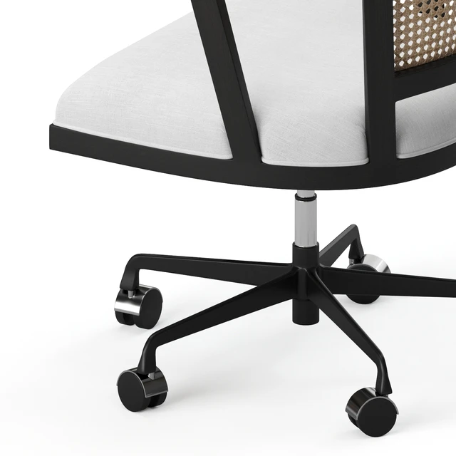 Lisbon Cane Swivel Desk Chair — Скачать