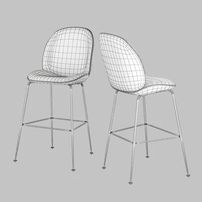 Gubi Beetle Bar Chair — Ver 2