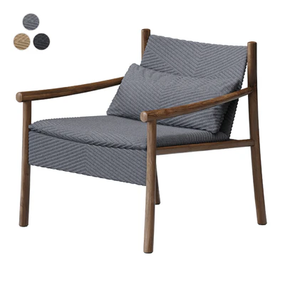 Armchair Arper Kata Japandi Style — Ver 2