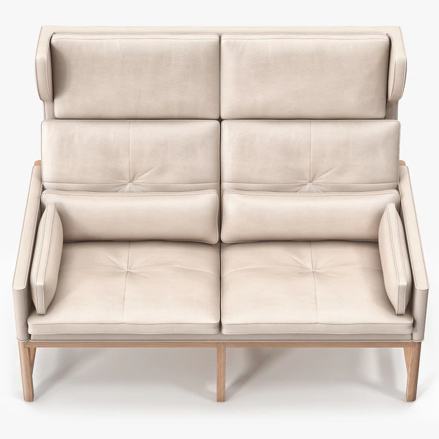 BassamFellows CB 522 Wing Back Settee — Descargar