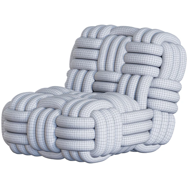 Knitty Lounge Chair by Moooi — Descargar