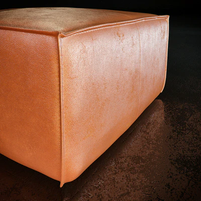 Leather Ottoman — Ver 2