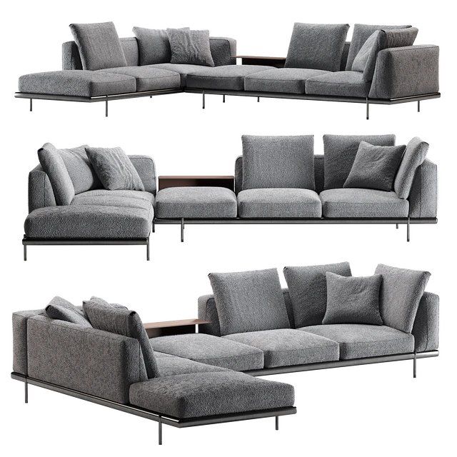 Phil Bonaldo corner sofa — Descargar