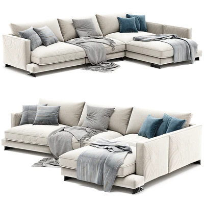 Flexform Long Island Chaise Longue Sofa — Ver 1