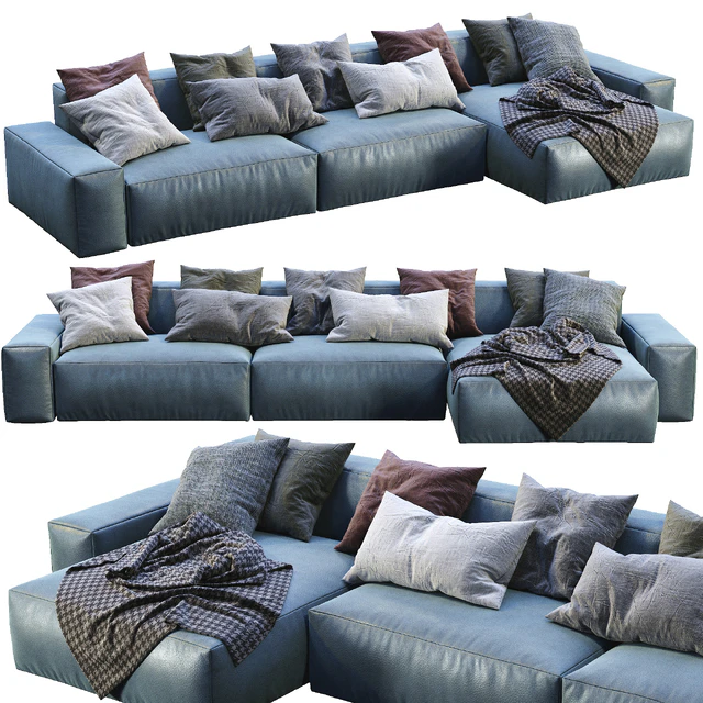 Jesse Leather sofa Daniel 1 — Скачать