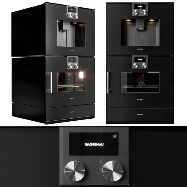 GAGGENAU, AEG and NEFF double oven and coffeemaker collection — Скачать
