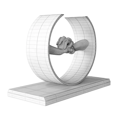 Lorenzo Quinn Sculpture During Love — Ver 2