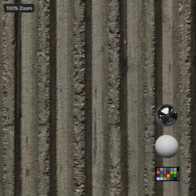fluted concrete wall texture — Вид 3