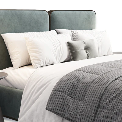 Gem Upholstered King Queen Bed — Вид 3