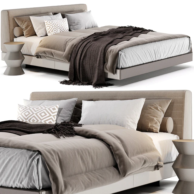 Minotti Roger Bed — Скачать