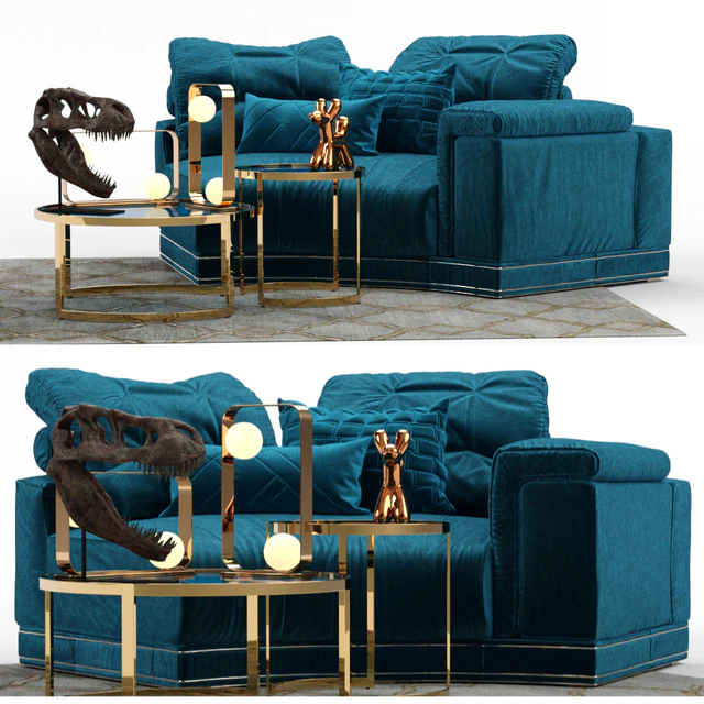 Andrew Sofa by Fendi (Section A) — Скачать