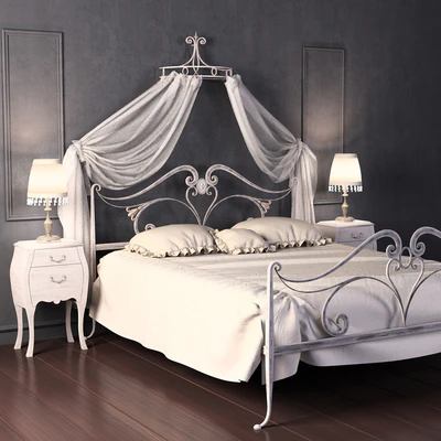 (for the competition) Canopy bed Giusti Portos DUCALE — Ver 2