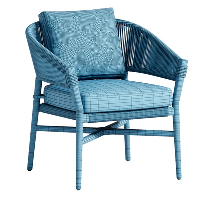Makali Lily White Lounge Chair — Ver 2