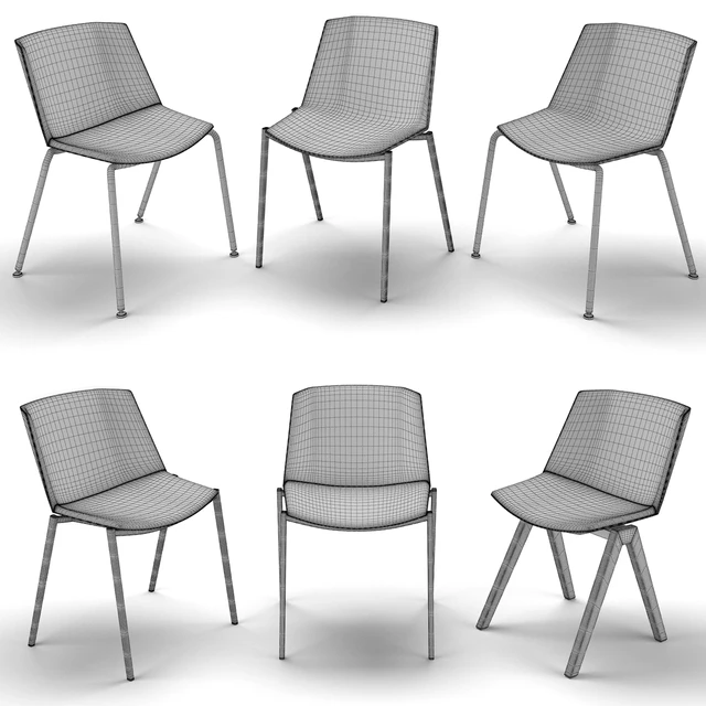 Chairs MDF Italia Aiku Soft — Descargar