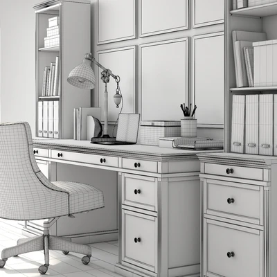 Pottery barn LIVINGSTON LATERAL FILE CABINET BOOKCASE — Ver 3