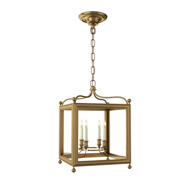 J. Randall Powers Greggory 4 Light 18 inch Hand-Rubbed Antique Brass Foyer Pendant Ceiling Light — Скачать