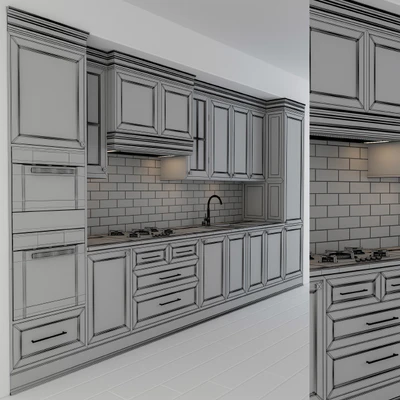 Kitchen Neo Classic Cream — Ver 3