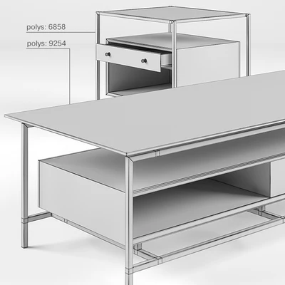 Brody Lamp Table, Clifford Cocktail Table — Вид 3