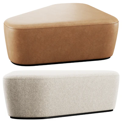 Triangular pouf Radar by Frezza — Ver 4