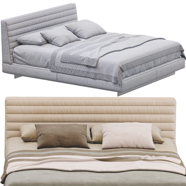 Bed roger by minotti — Descargar