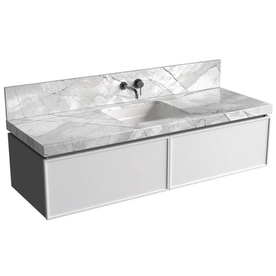 Bathroom Cabinets with washbasins in modern style. Bathroom furniture.Bathroom Sink Cabinets — Ver 1