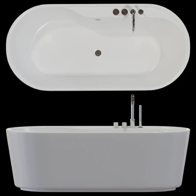 Freestanding bathtub BelBagno BB14-K — Ver 4