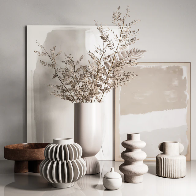 Decorative set with vases — Descargar