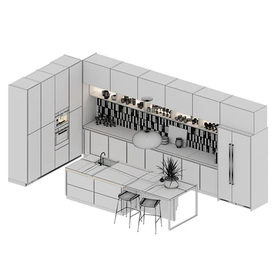 Kitchen Nolte Nature (vray GGX, corona PBR) — Ver 2