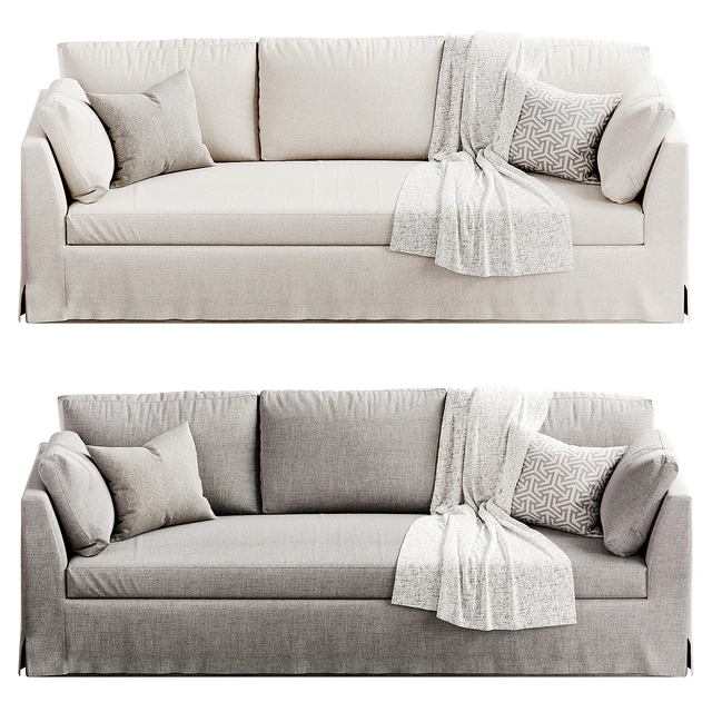 Lulu and Georgia "Coen Slipcover Sofa" — Скачать