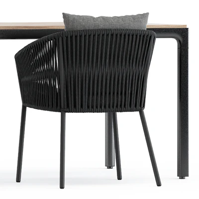 Porto Dining Chair by burkedecor and Illum table by Tribu — Вид 4