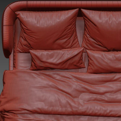 Rolf Benz 1400 Tondo Fabric Double Bed — Вид 2