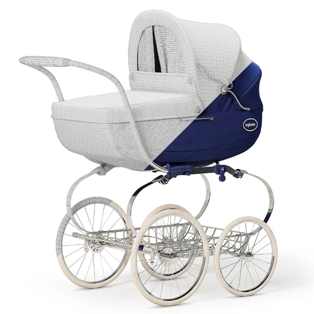 Inglesina Classica Pram in Navy — Скачать