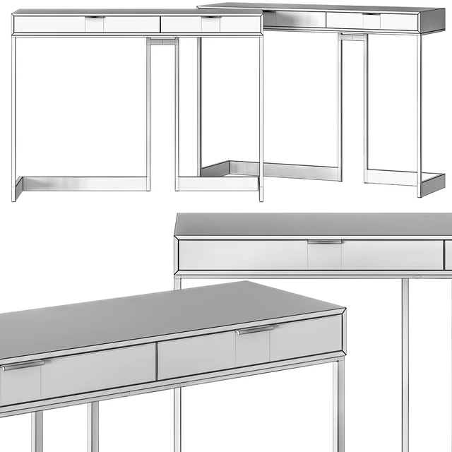 Skram Wishbone Drawer High Console Table — Descargar