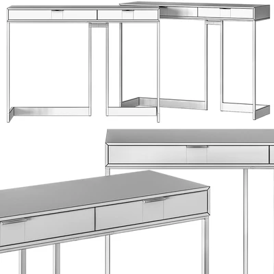 Skram Wishbone Drawer High Console Table — Ver 2
