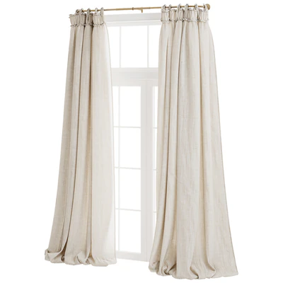 Balloon Drapery Linen Light Natural Curtains — Вид 2