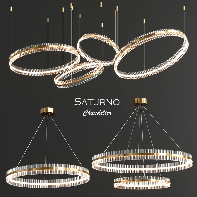 Baroncelli Saturno Chandelier - 3 type — Скачать