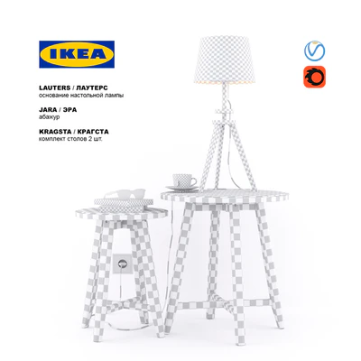 IKEA set KRAGSTA / LAUTERS — Вид 3