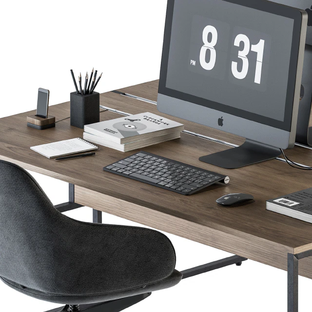 Office Furniture - employee Set 26 — Descargar