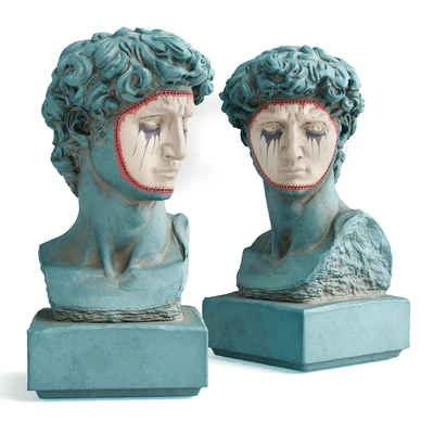 David Michelangelo masked bust — Ver 1