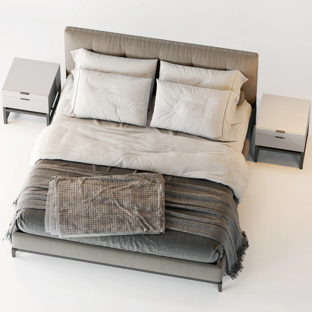 Minotti Andersen Quilt Bed — Descargar