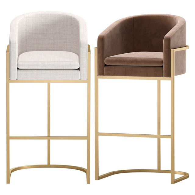 Bar and Semi Bar Stools San Francisco by Cazarina Interiors 3 Colors Version — Descargar