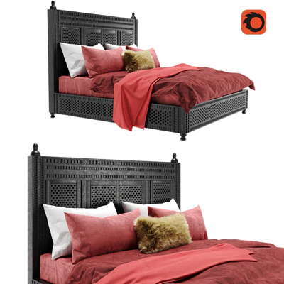 RH Miraya Bed — Ver 1