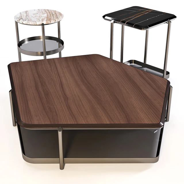Giorgetti: Coffee Table - Skyline Set 02 — Скачать