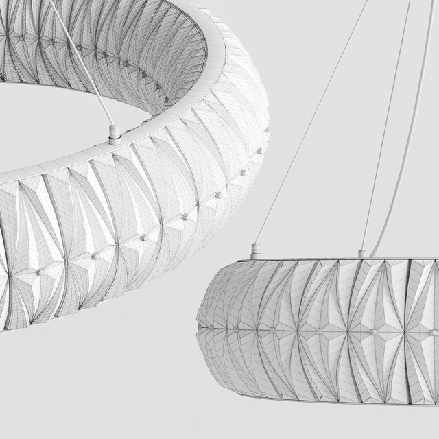 Ring-shaped Chandelier with crystal elements — Descargar